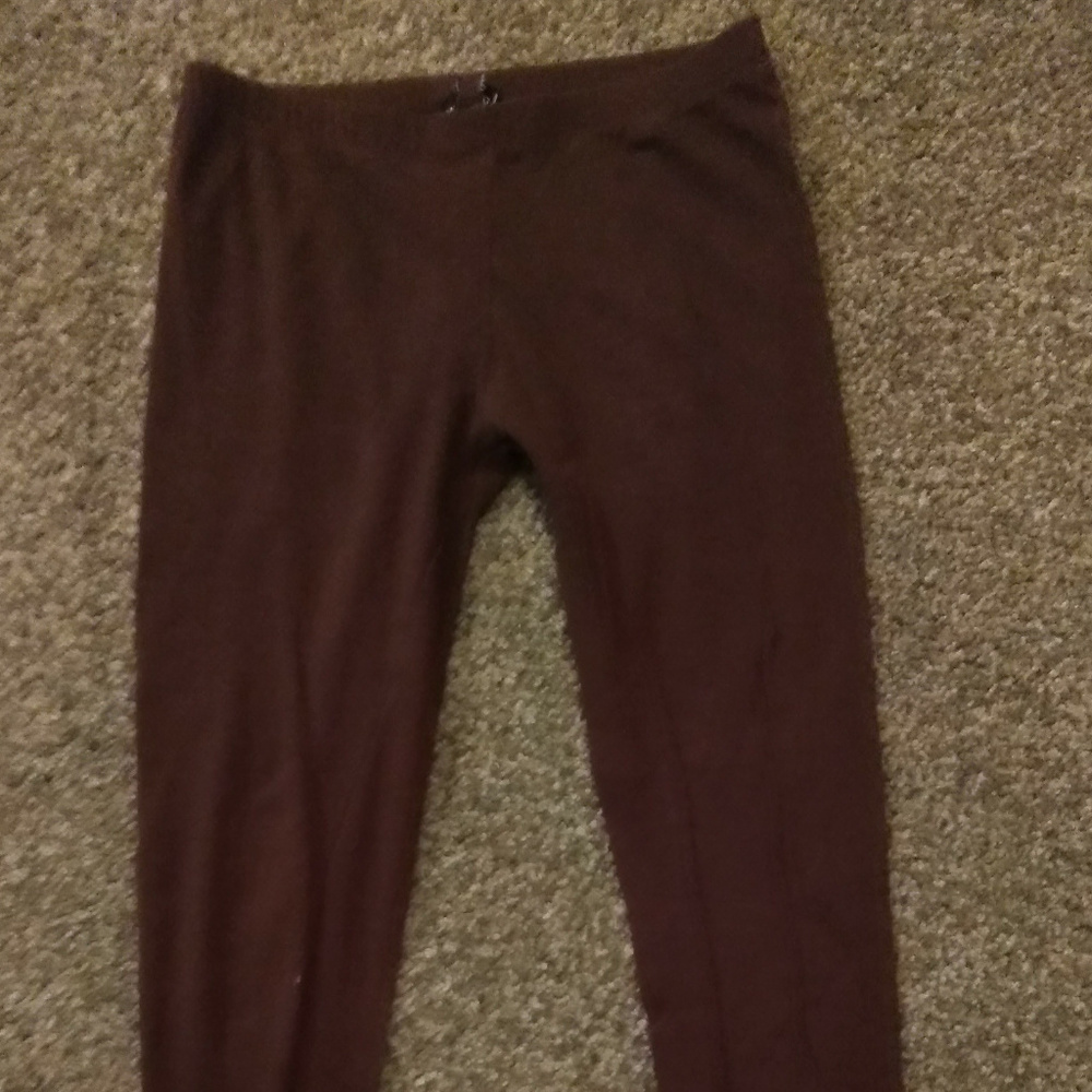 Wet Seal basic brown leggings - Size XS